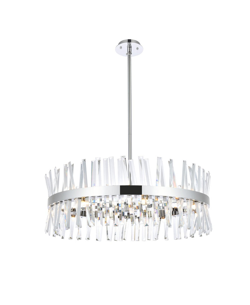 Elegant Lighting - 6200D32C - 16 Light Chandelier - Serephina - chrome