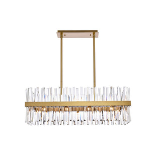 Elegant Lighting - 6200G36SG - 20 Light Chandelier - Serephina - Satin Gold