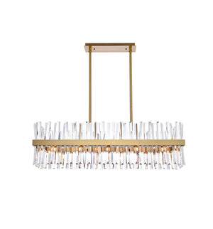 Elegant Lighting - 6200G42SG - 24 Light Chandelier - Serephina - Satin Gold