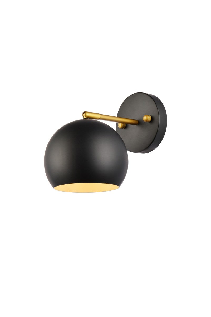 Elegant Lighting - LD2355BKR - One Light Wall Sconce - Othello - Black