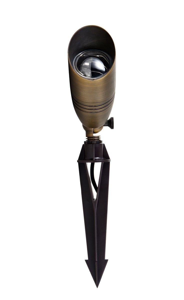 Elitco - C030L - Outdoor Spot Light - Aera - Antique Brass