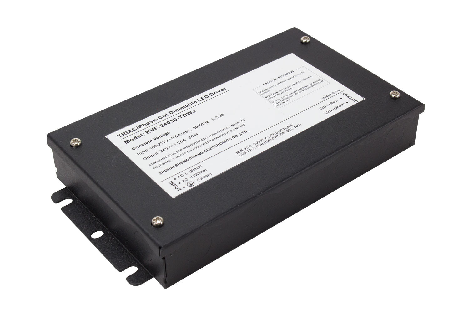 American Lighting - ADPT-DRJ-30-12 - Constant Voltage Driver w/Junction - Adaptive Constant Voltage Drivers - Black