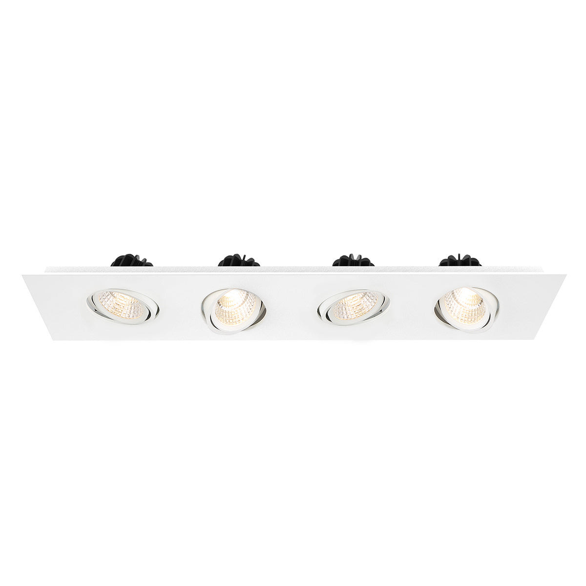 Eurofase - 30236-02 - MULT,DOWNLIGHT,4LT,12W,WHT - RECESSED MULTIPLE - White