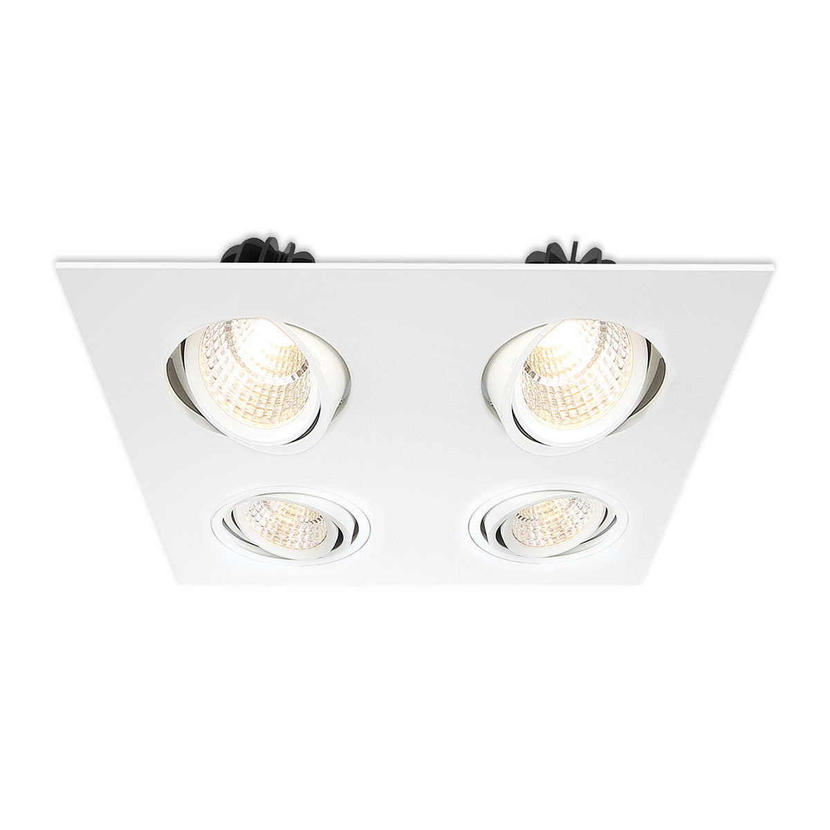 Eurofase - 30237-02 - MULT,DOWNLIGHT,4LT,12W,SQ,WHT - RECESSED MULTIPLE - White
