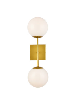 Elegant Lighting - LD2358BR - Two Light Wall Sconce - Neri - Brass