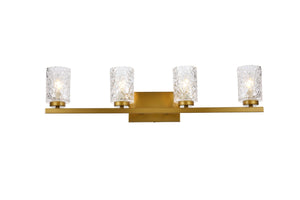 Elegant Lighting - LD7028W32BR - Four Light Bath - Cassie - Brass