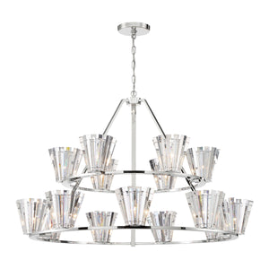 Eurofase - 38869-013 - 15 Light Chandelier - Ricca - Chrome