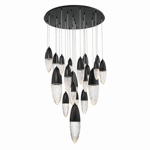 Eurofase - 43860-025 - ECROU-CHD-22LT-40IN-BK-CL - ECROU - Black