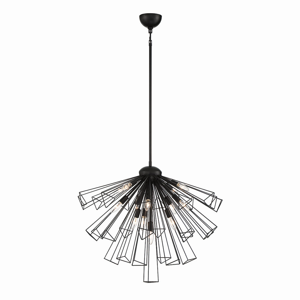 Eurofase - 43863-013 - DENDELIO-CHD-13LT-30IN-BK - DENDELIO - Black