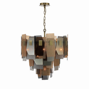 Eurofase - 43875-016 - COCOLINA-CHD-10LT-26IN-BR-MX - COCOLINA - Brass