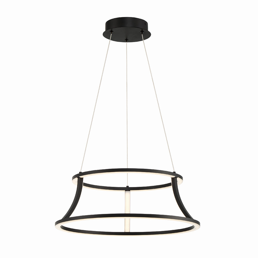 Eurofase - 43885-015 - CADOUX-CHD-20IN-BK-WH - CADOUX - Black