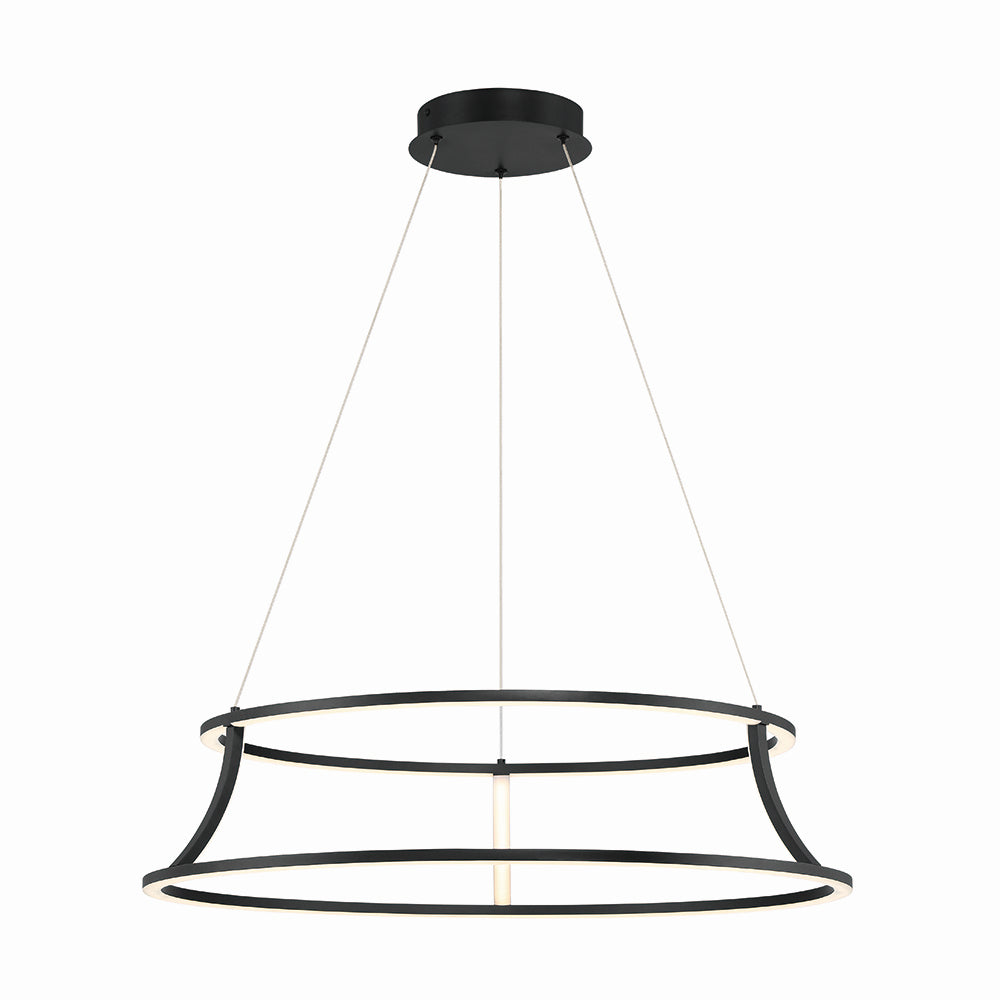 Eurofase - 43886-012 - CADOUX-CHD-30IN-BK-WH - CADOUX - Black