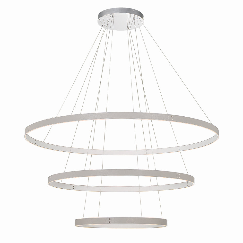Eurofase - 43900-039 - VERDURA-CHD-3LT-60IN-GR-WH - VERDURA - Grey