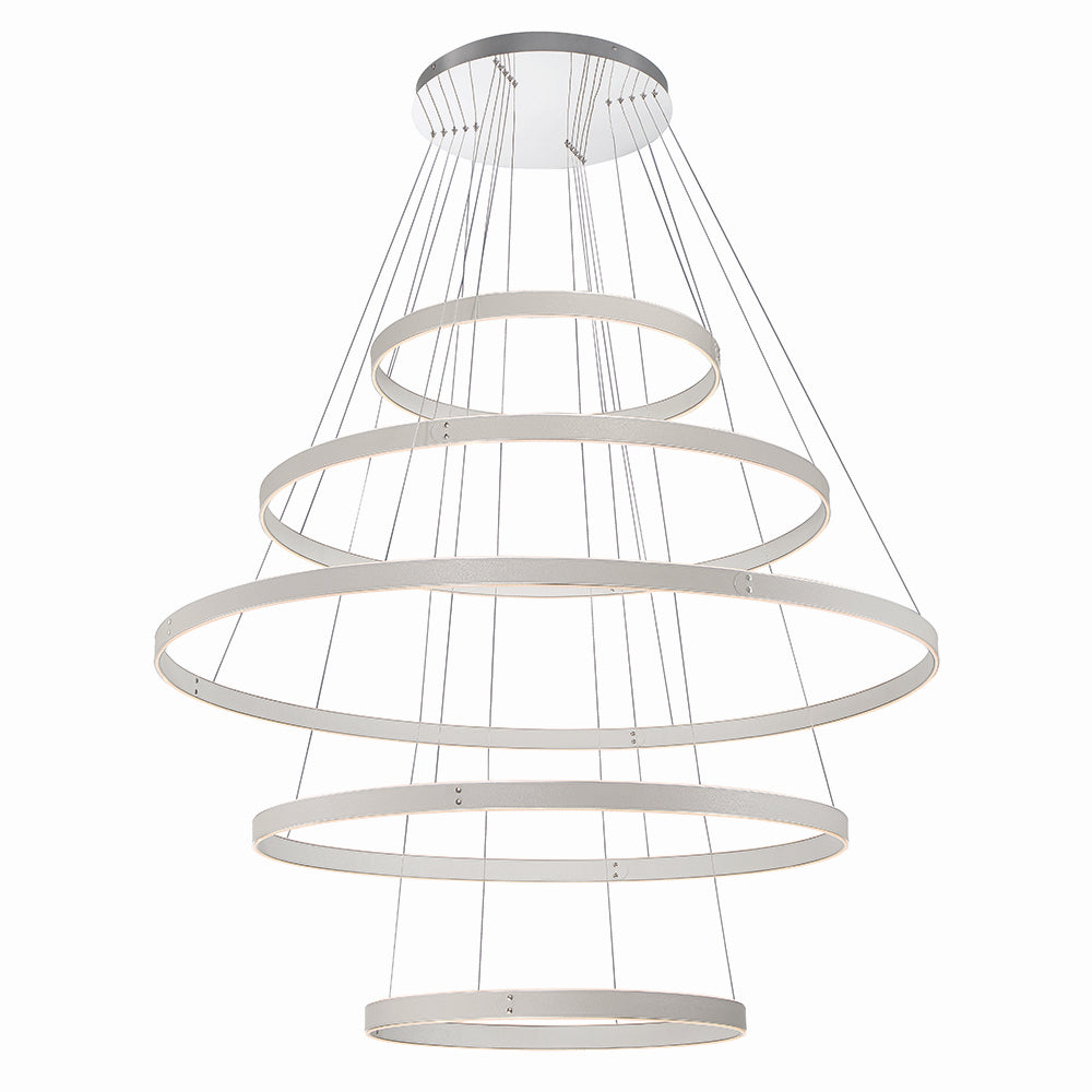 Eurofase - 43901-036 - VERDURA-CHD-5LT-60IN-GR-WH - VERDURA - Grey