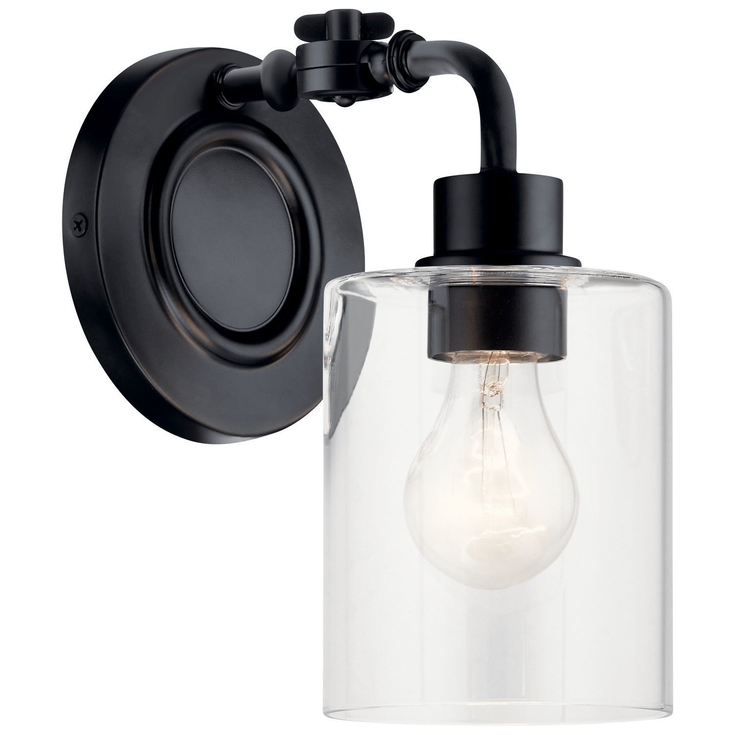 Kichler - 45664BK - One Light Wall Sconce - Gunnison - Black