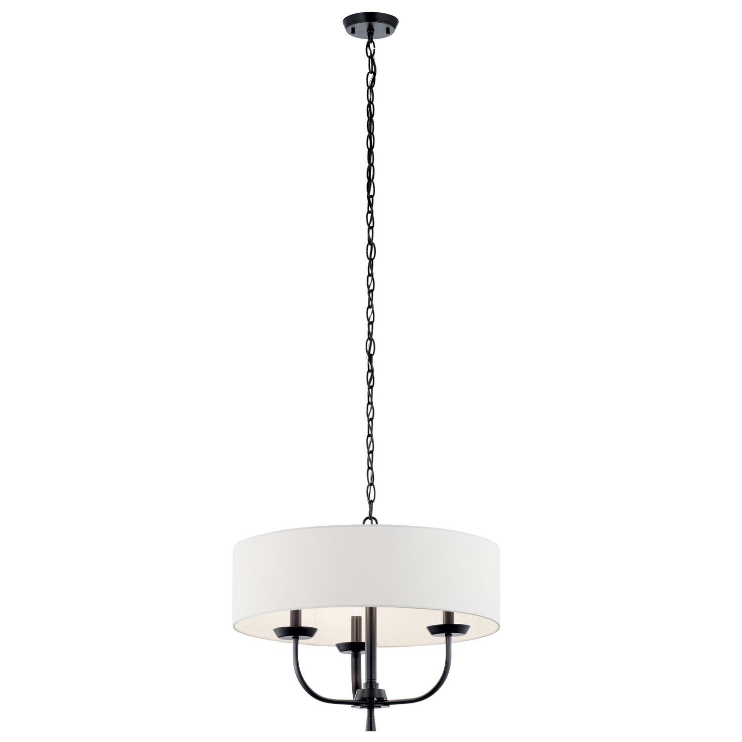 Kichler - 52384BK - Three Light Chandelier - Kennewick - Black