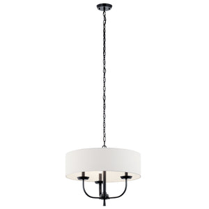 Kichler - 52384BK - Three Light Chandelier - Kennewick - Black