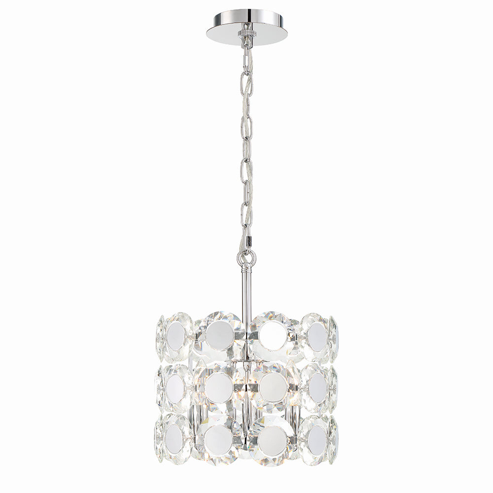 Eurofase - 44284-015 - Three Light Chandelier - Perrene - Chrome