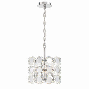 Eurofase - 44284-015 - Three Light Chandelier - Perrene - Chrome