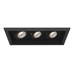 Eurofase - TE113GU10-01 - MULT,GU10,TRM,3LT,50W,BLK/BLK - GU10 MULTI - Black