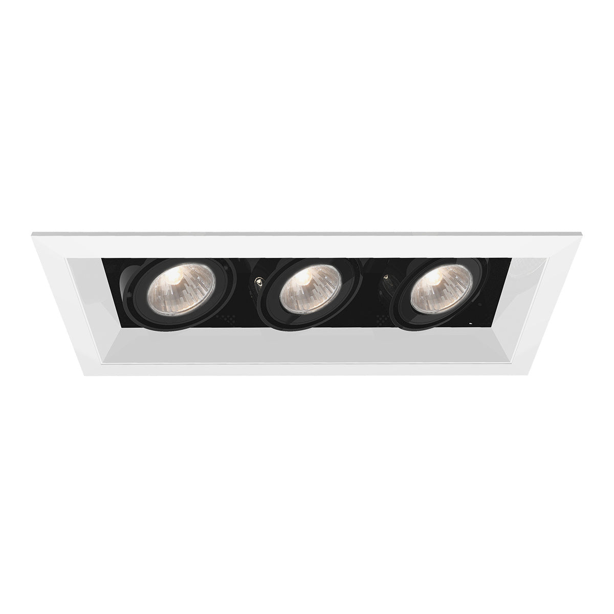 Eurofase - TE113GU10-02 - MULT,GU10,TRM,3LT,50W,WHT/BLK - GU10 MULTI - White