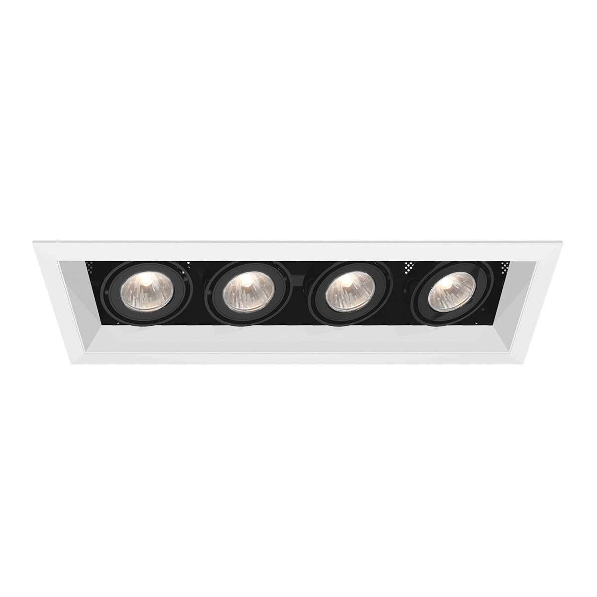 Eurofase - TE114AGU10-02 - MULT,GU10,TRM,4LT,50W,WHT/BLK - GU10 MULTI - White