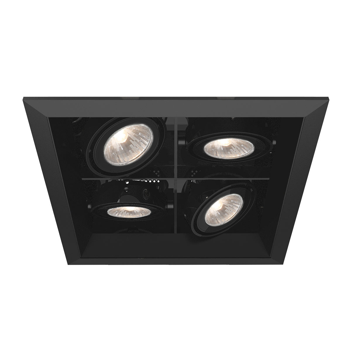 Eurofase - TE114BGU10-01 - MULT,GU10,TRM,4LT,50W,BLK/BLK - GU10 MULTI - Black