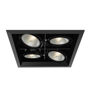 Eurofase - TE134B-01 - MULT,PAR30,TRM,4LT,SQ,BLK/BLK - PAR30MULTI-GEN - Black