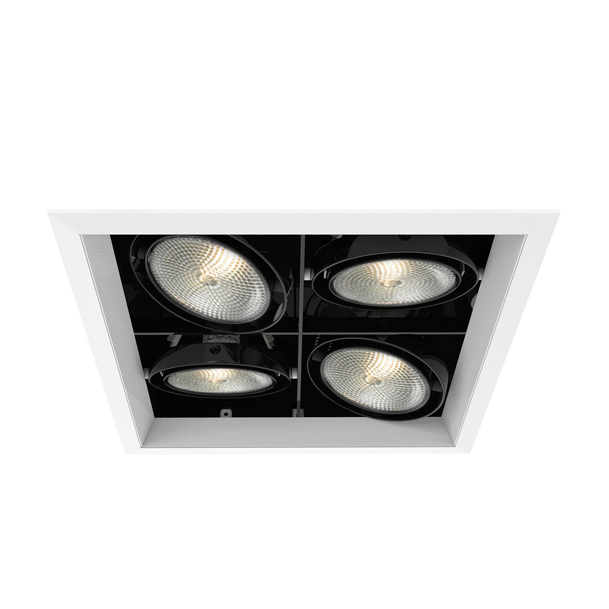 Eurofase - TE134B-02 - MULT,PAR30,TRM,4LT,SQ,WHT/BLK - PAR30MULTI-GEN - White
