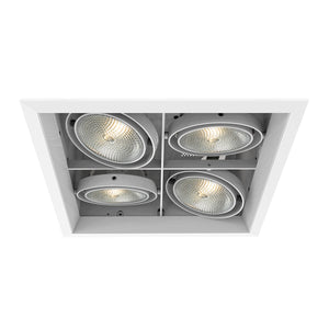 Eurofase - TE134B-22 - MULT,PAR30,TRM,4LT,SQ,WHT/WHT - PAR30MULTI-GEN - White
