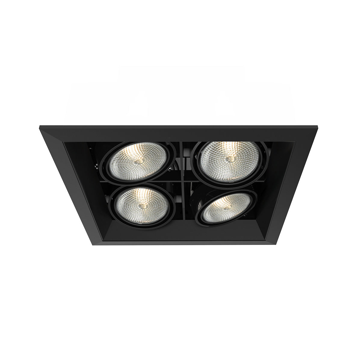 Eurofase - TE164B-01 - MULT,PAR20,TRM,4LT,SQ,BLK/BLK - PAR20MULTI-GEN - Black