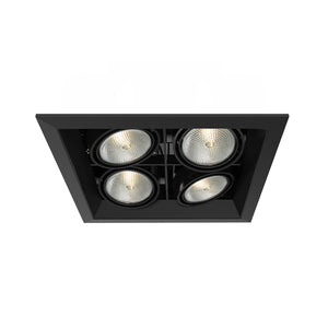 Eurofase - TE164B-01 - MULT,PAR20,TRM,4LT,SQ,BLK/BLK - PAR20MULTI-GEN - Black