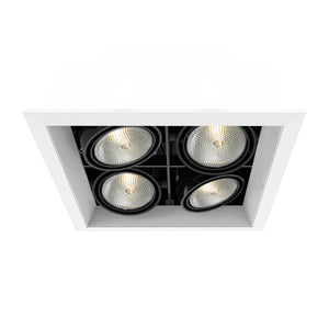 Eurofase - TE164B-02 - MULT,PAR20,TRM,4LT,SQ,WHT/BLK - PAR20MULTI-GEN - White