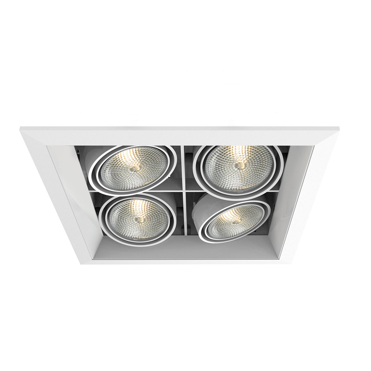Eurofase - TE164B-22 - MULT,PAR20,TRM,4LT,SQ,WHT/WHT - PAR20MULTI-GEN - White