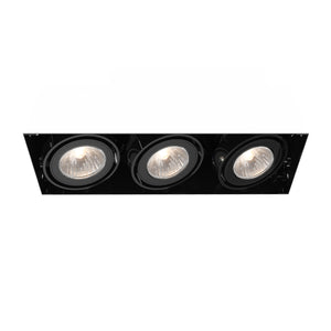 Eurofase - TE213GU10-01 - MULT,GU10,TRIMLSS,3LT,50W,BLK - GU10 MULTI - Black