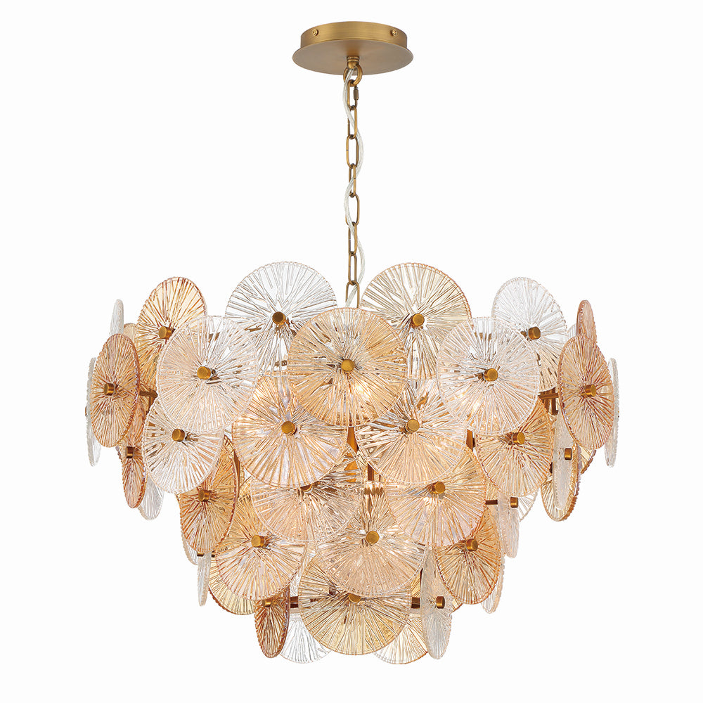 Eurofase - 44572-013 - 12 Light Chandelier - Sue-Anne - Plated Brass