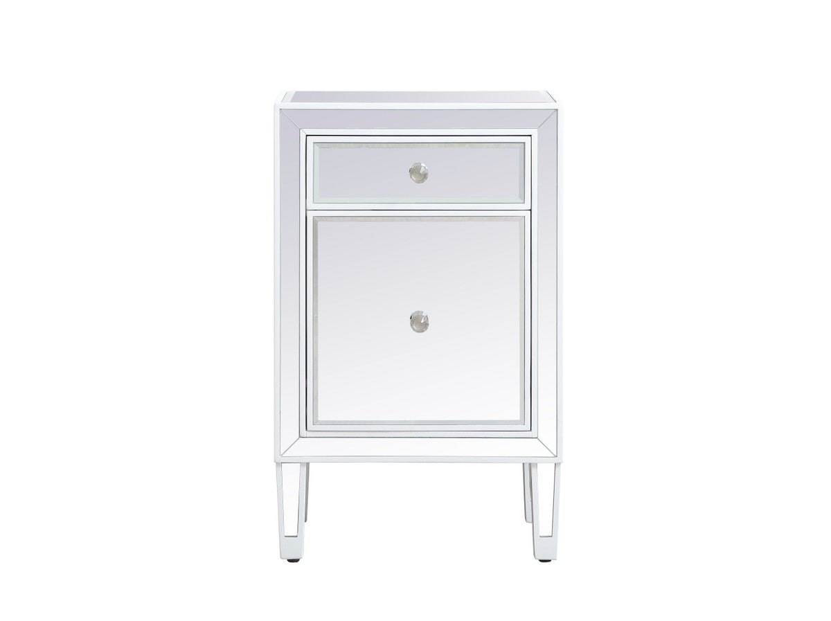 Elegant Lighting - MF72035WH - Nightstand - Reflexion - White