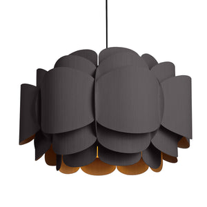 Bruck Lighting - WEPBEL/76/EBY/ASH - One Light Pendant - WEP - Black