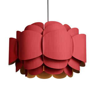 Bruck Lighting - WEPBEL/76/RED/ASH - One Light Pendant - WEP - Black