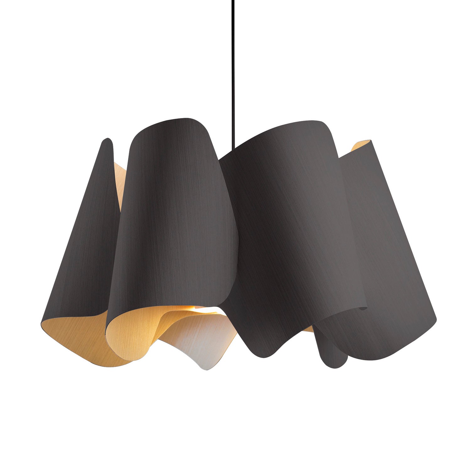 Bruck Lighting - WEPCAM/67/EBY/ASH - One Light Pendant - WEP - Black