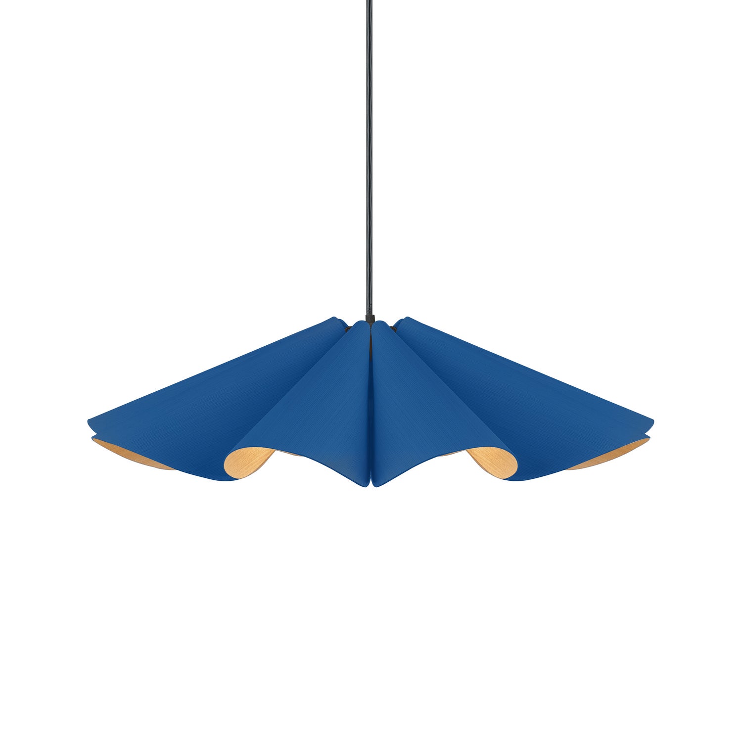 Bruck Lighting - WEPDEL/60/BLU/ASH - One Light Pendant - WEP - Black