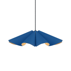 Bruck Lighting - WEPDEL/60/BLU/ASH - One Light Pendant - WEP - Black