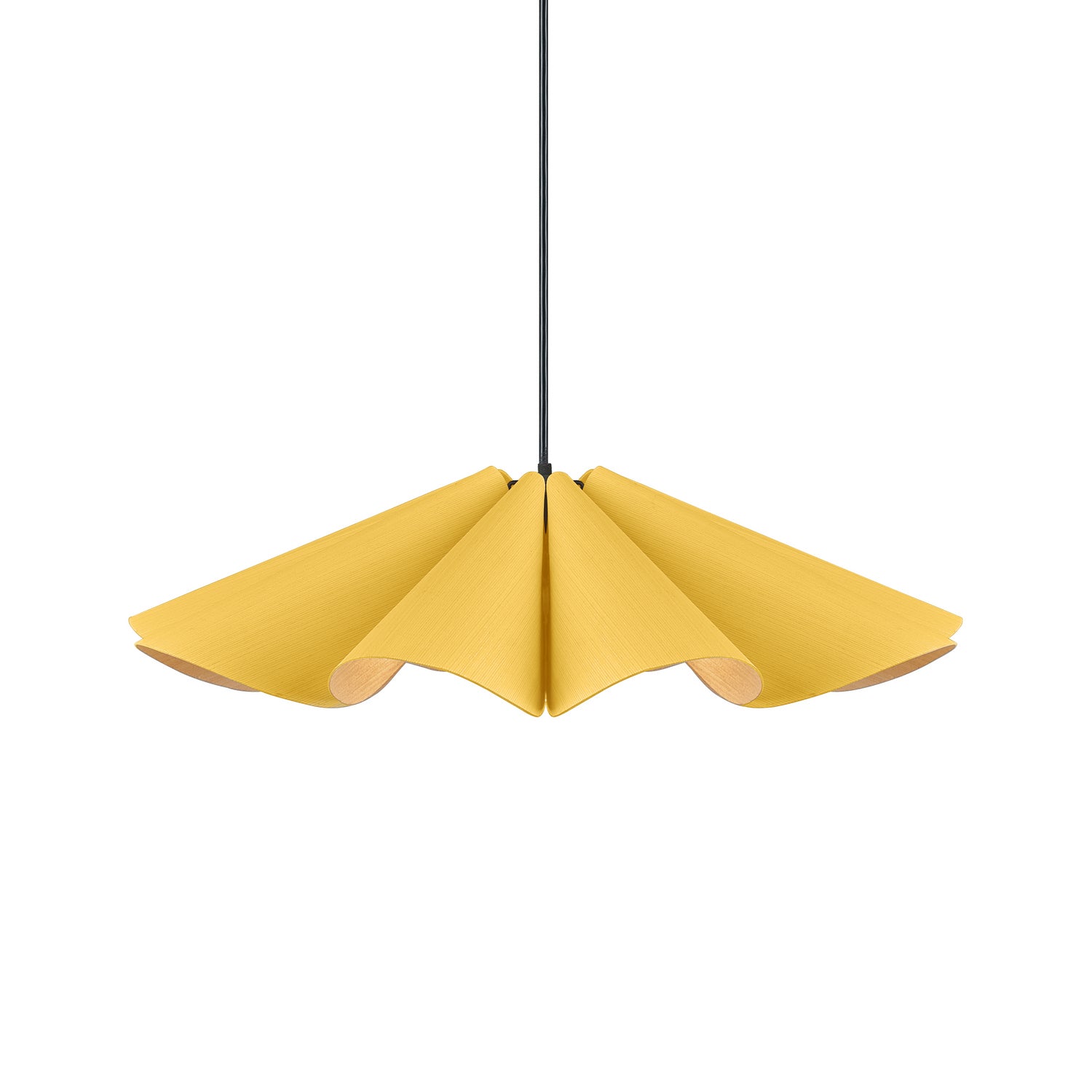 Bruck Lighting - WEPDEL/60/YLW/ASH - One Light Pendant - WEP - Black