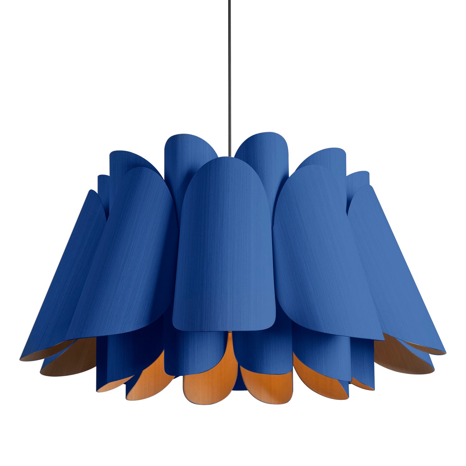 Bruck Lighting - WEPFED/68/BLU/ASH - One Light Pendant - WEP - Black