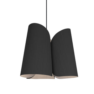 Bruck Lighting - WEPJUL/46/EBY/ASH - One Light Pendant - WEP - Black