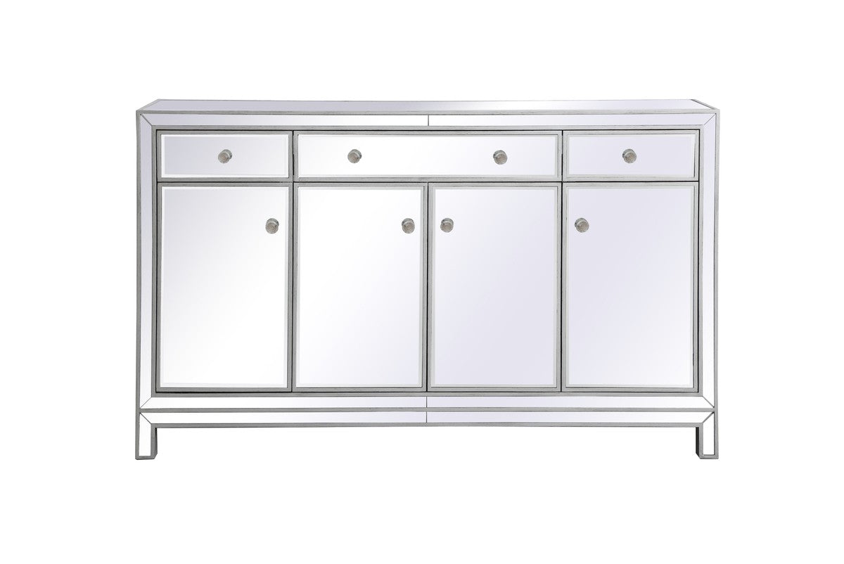 Elegant Lighting - MF72060S - Credenza - Reflexion - Antique Silver