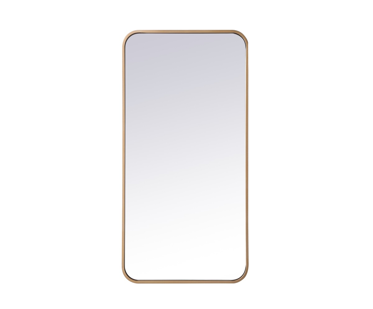 Elegant Lighting - MR801836BR - Mirror - Evermore - Brass
