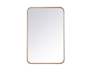 Elegant Lighting - MR802030BR - Mirror - Evermore - Brass