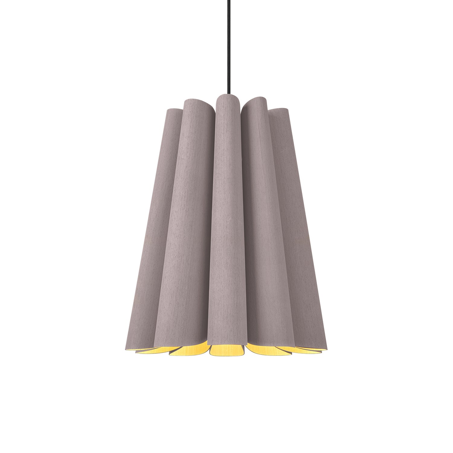 Bruck Lighting - WEPOLI/39/GYO/ASH - One Light Pendant - WEP - Black