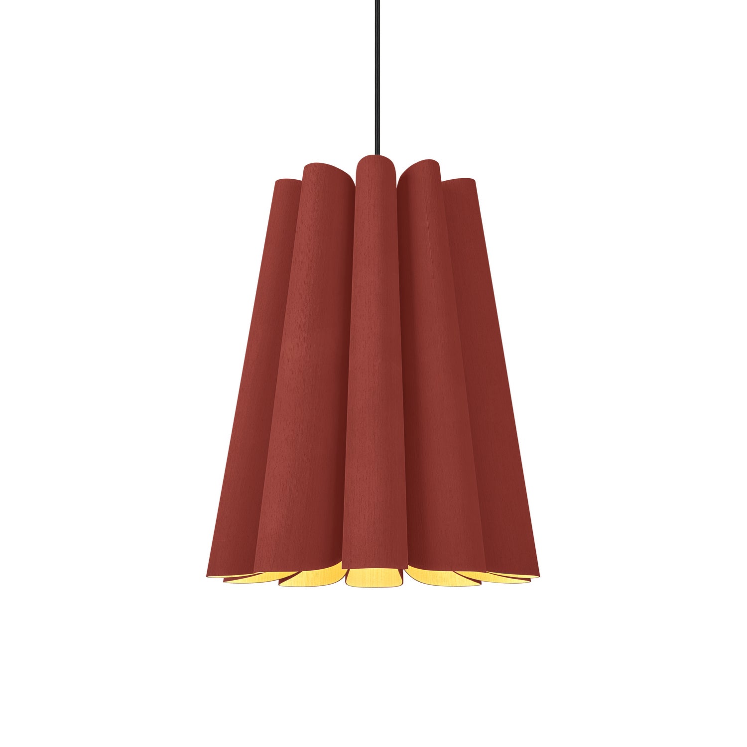 Bruck Lighting - WEPOLI/39/TRC/ASH - One Light Pendant - WEP - Black